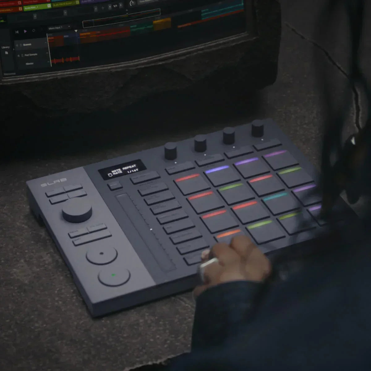 🎛️ AlphaTheta SLAB: Serato Studio MIDI Pad Controller