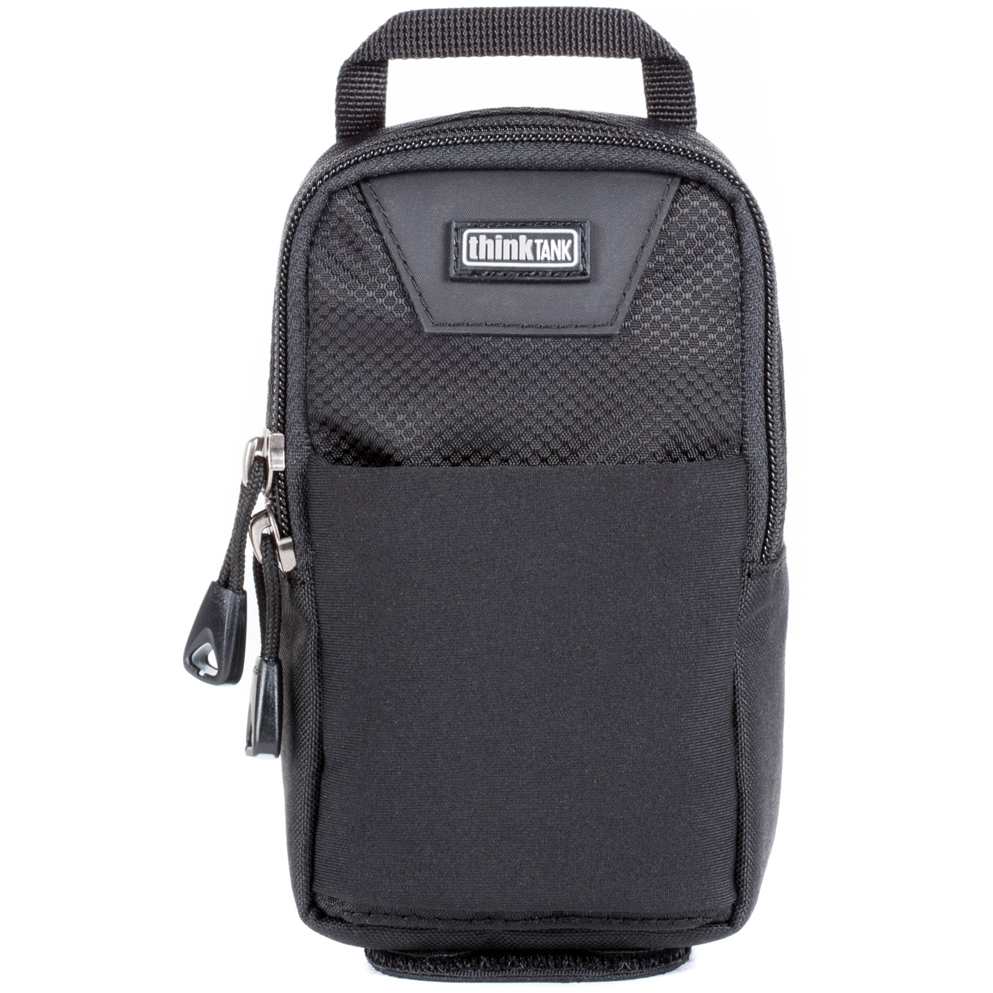 Think Tank Little Stuff It! video equipment bag with padded compartments for organizing camera accessories and small gear.