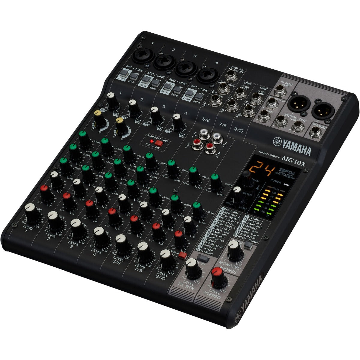 Yamaha MG10X – 10-Input Analog Mixer with Effects | Soundium