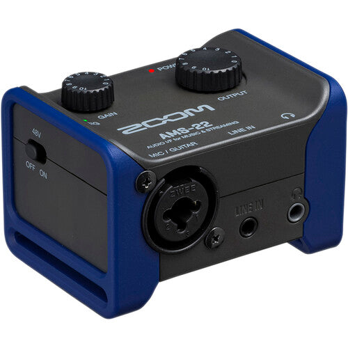 Zoom AMS-22 | Portable 2-In/2-Out Audio Interface for Creators