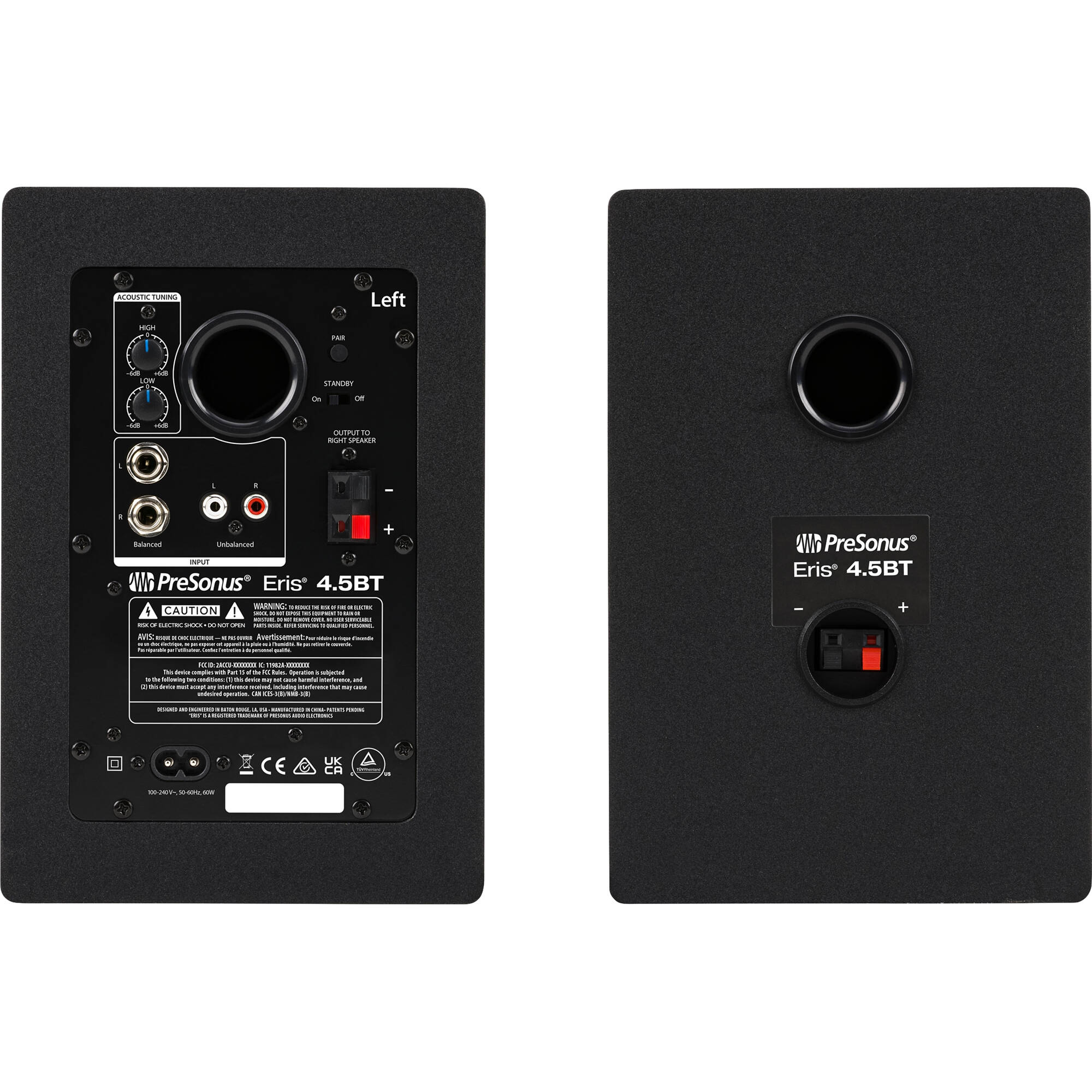 Presonus Eris 4.5 BT 2nd Gen (Par, Svart)