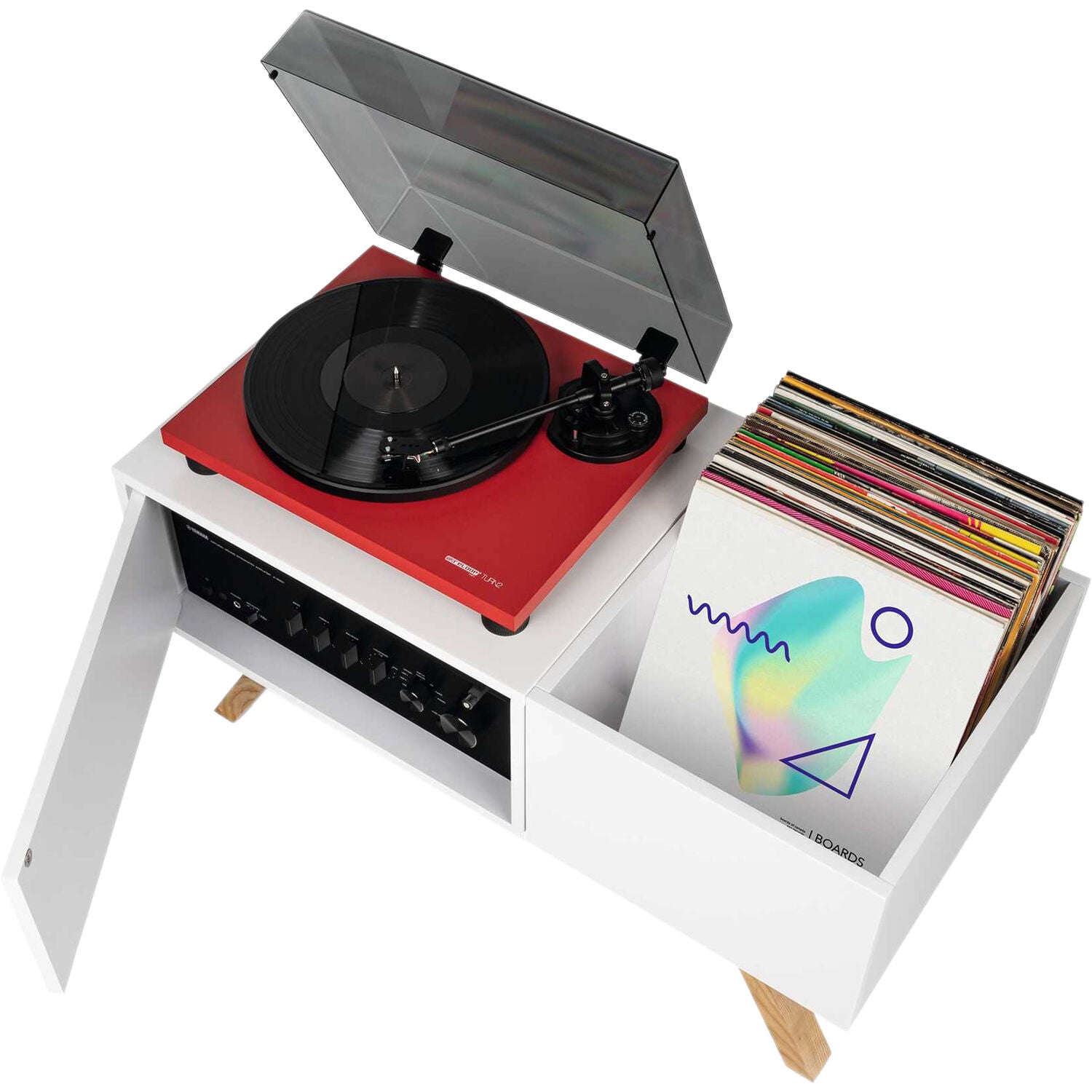 Härlig skivspelare Lowboard