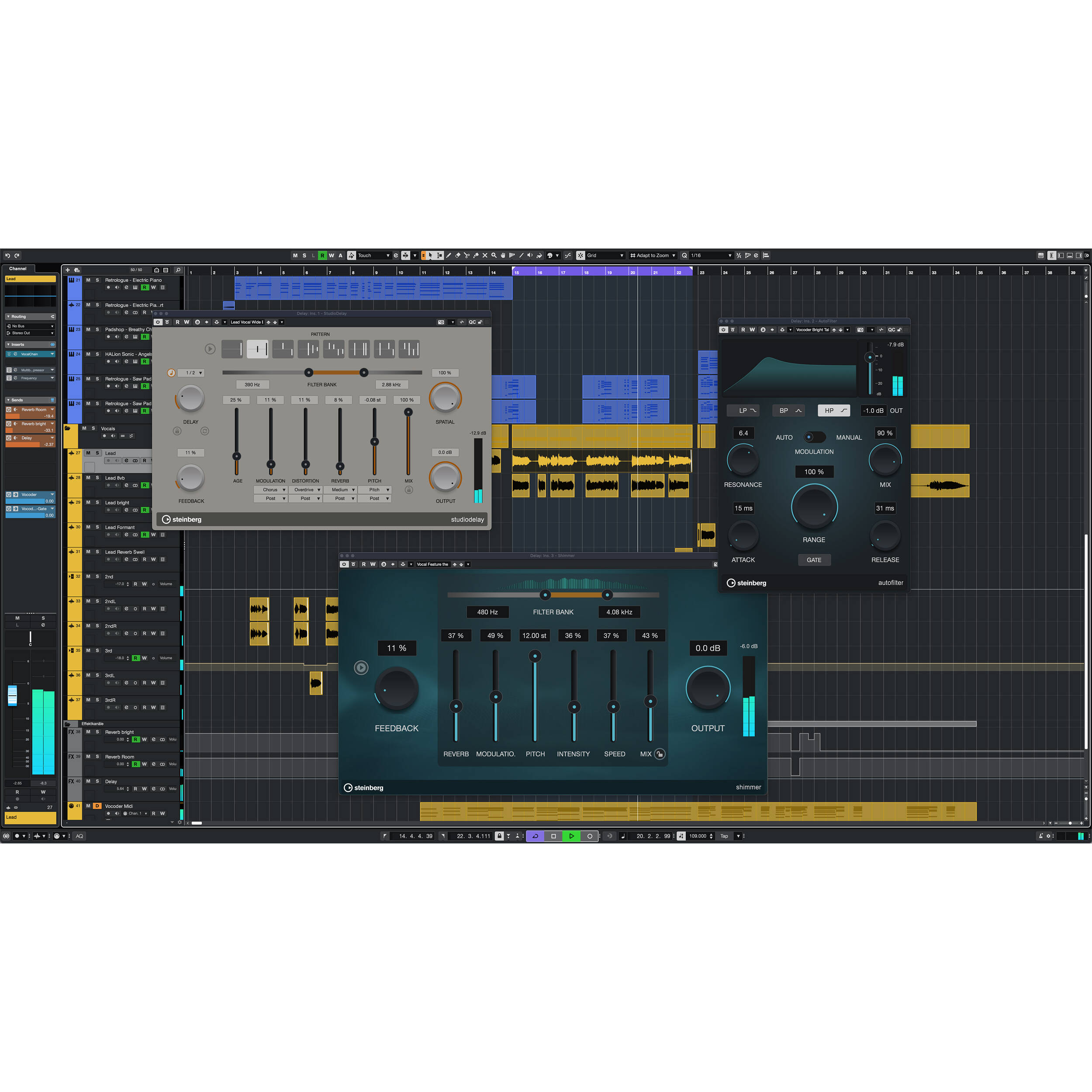 Steinberg Cubase Artist 14 (Upgrade from Cubase AI 12-14)