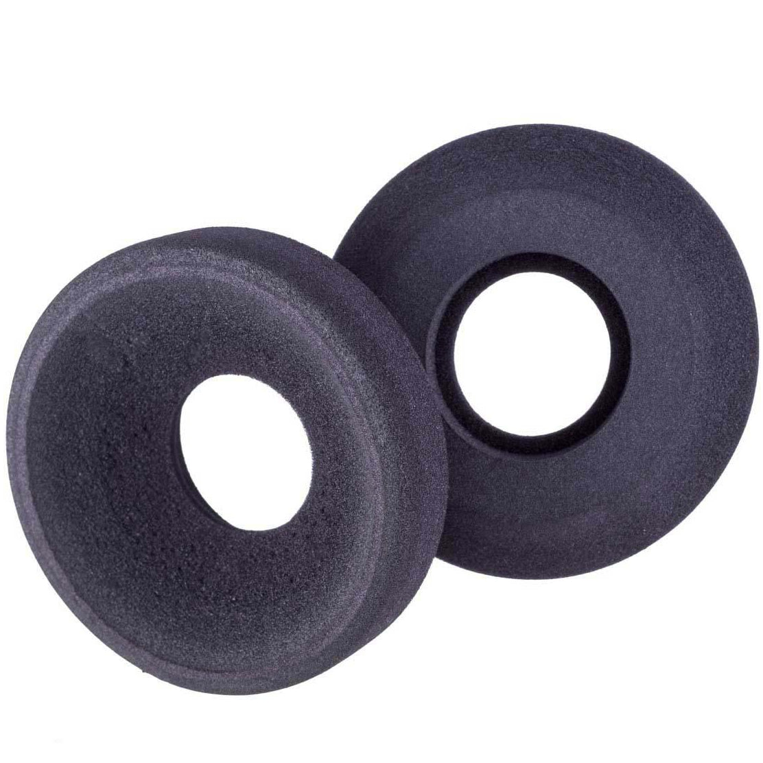 Pair of Grado G-Cushions headphone earpads shown in black, designed for comfortable fit on Grado headphones.