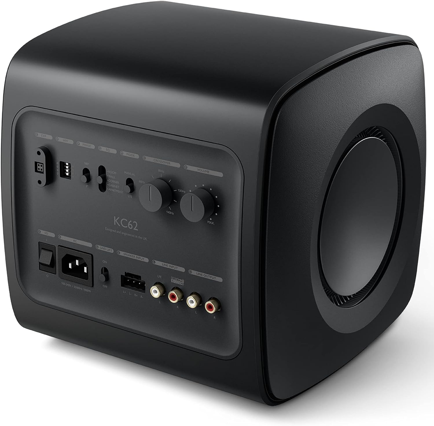 KEF KC62 Subwoofer (Svart)