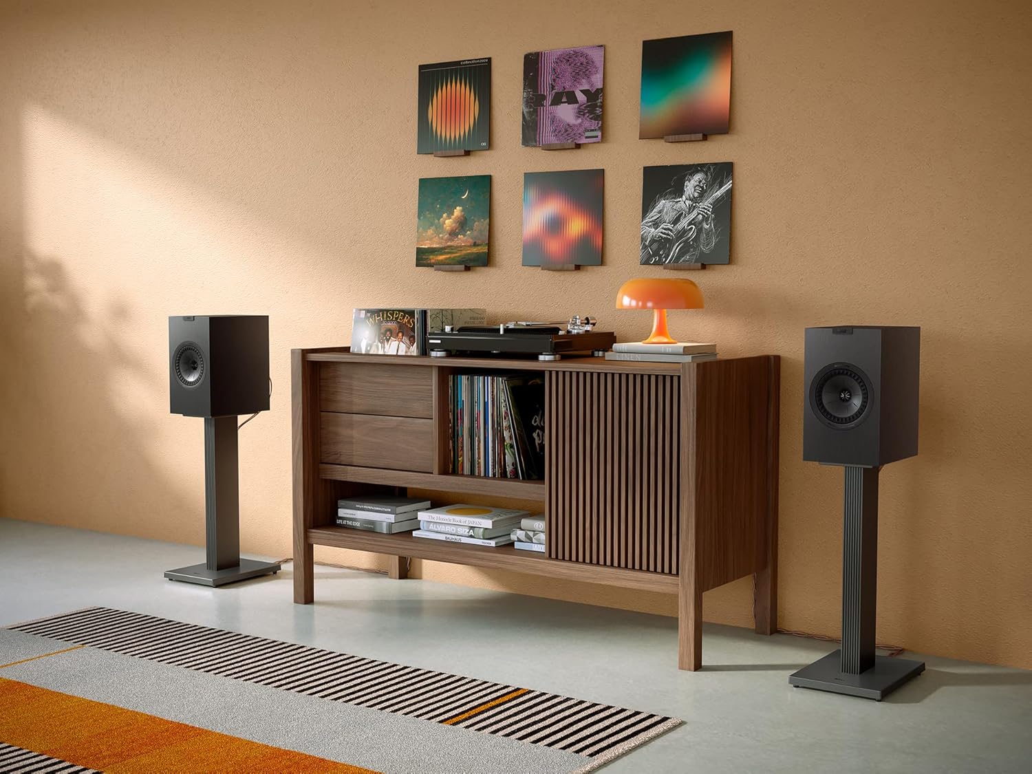 KEF Q1 Meta (Par, Satinsvart)