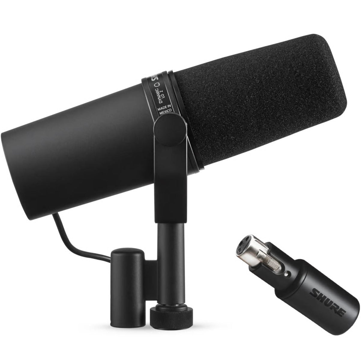 Shure SM7B + MVX2U XLR-to-USB Adapter Bundle | Soundium