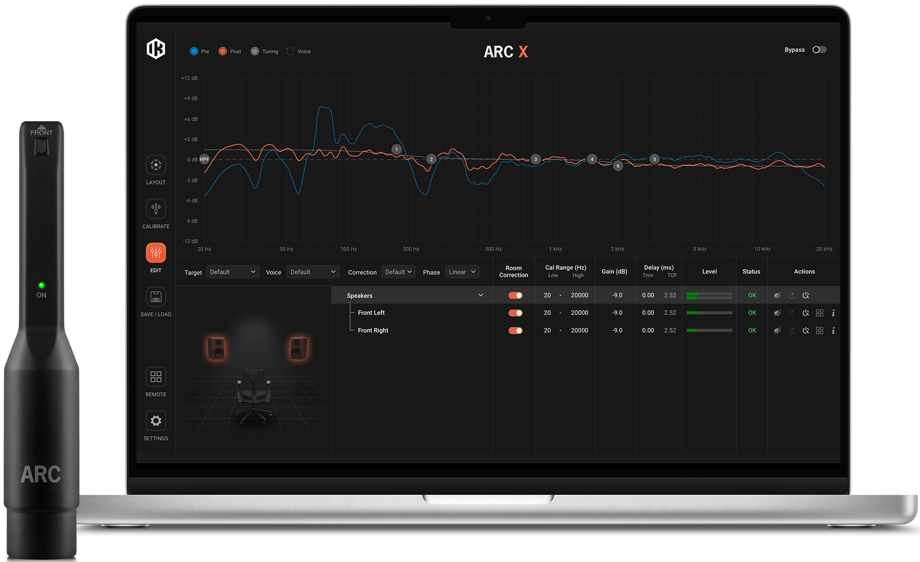 IK Multimedia ARC X (Software and Measurement Mic) | Room