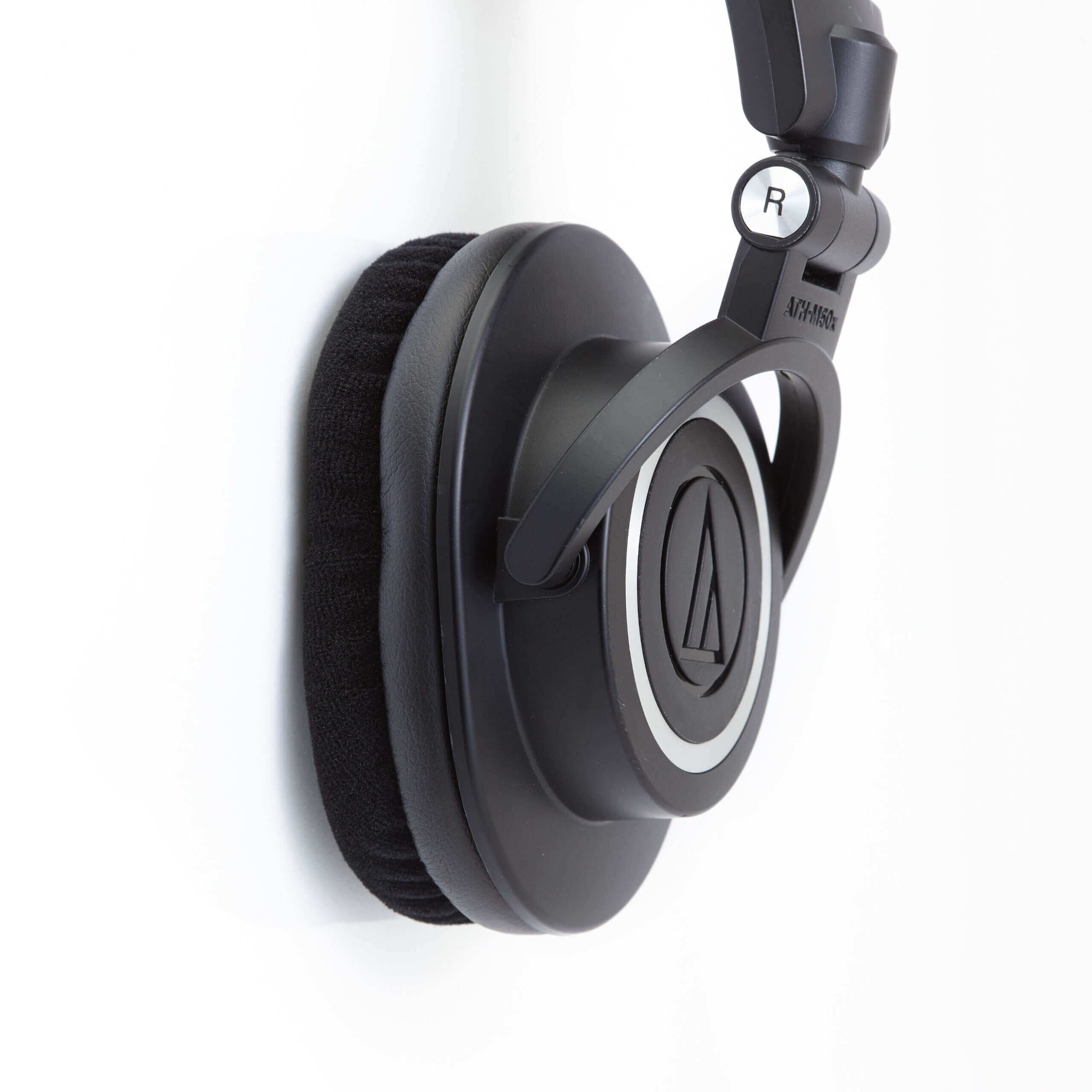Dekoni Audio Velour Memory Foam Replacement Earpads (for Audio Technica ATH-M50x) (Pair, Black)