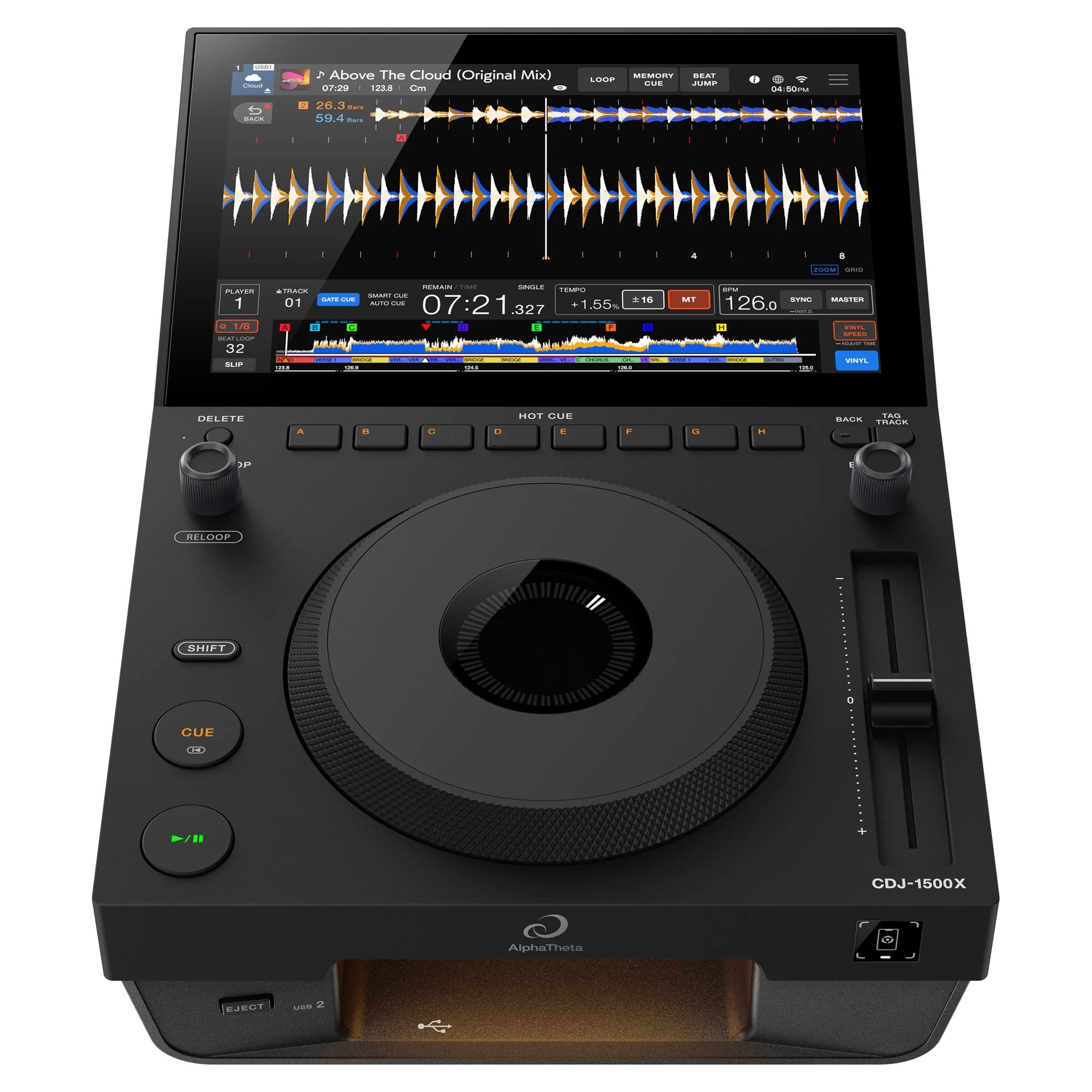 AlphaTheta CDJ-1500X reproductor DJ | Soundium