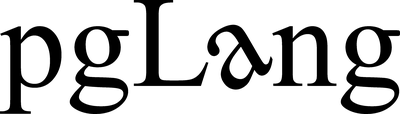 PGLang