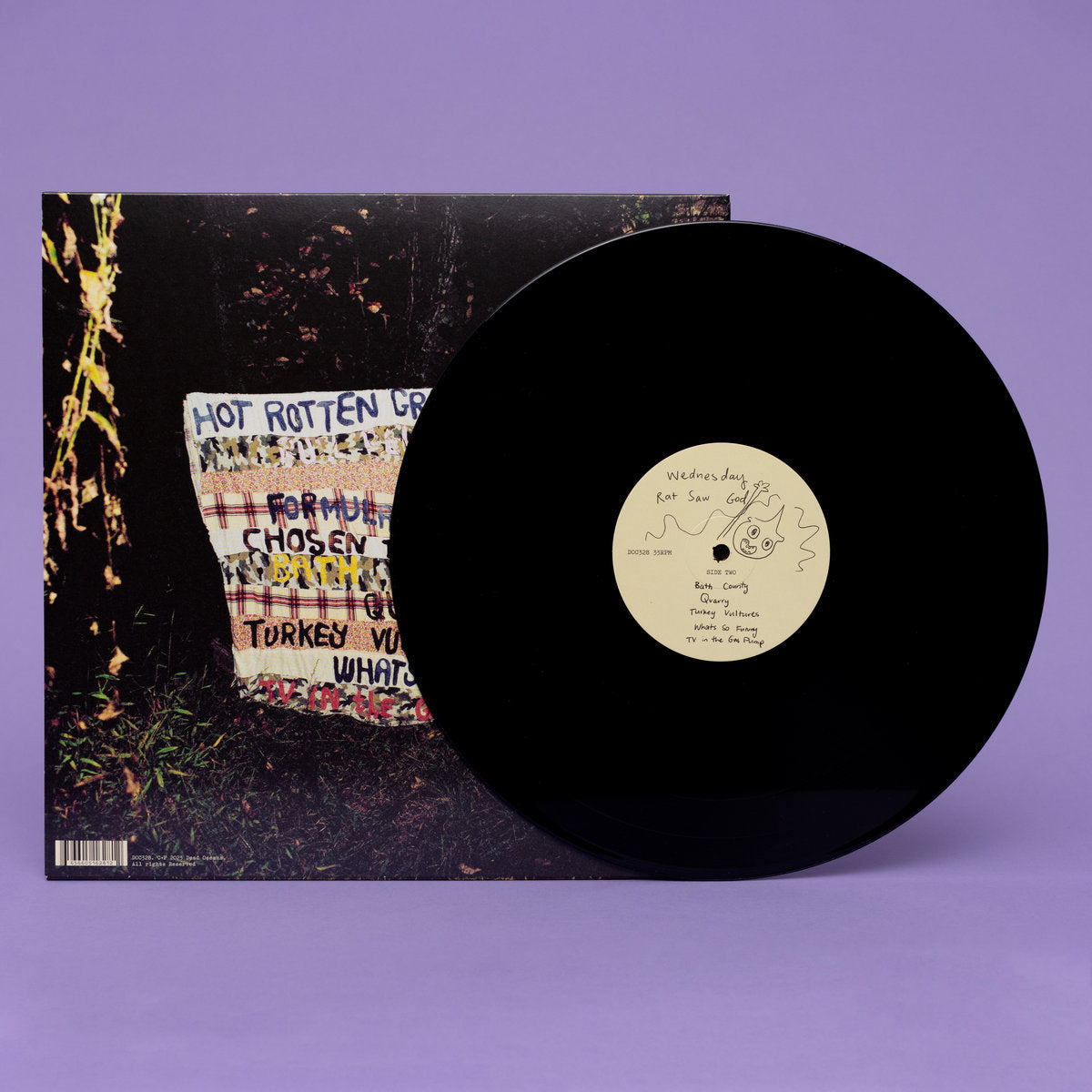 Wednesday - Rat Saw God (juodas) Vinyl LP