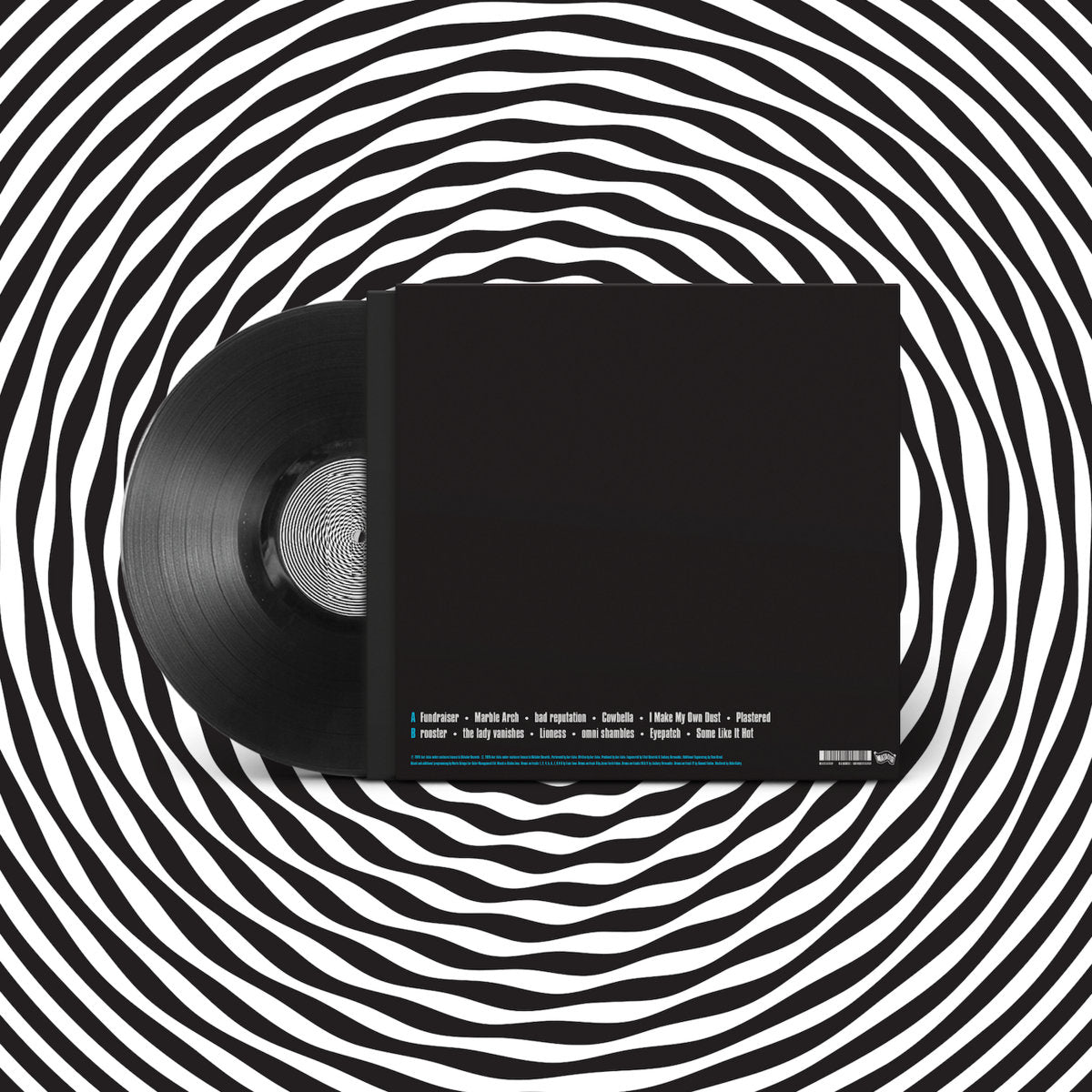Black vinyl LP of "Some Like It Hot" by Bar Italia, indie rock album released by Matador Records.