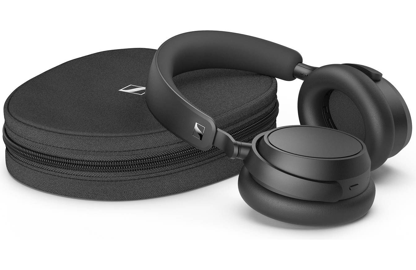 Sennheiser Accentum Plus wireless headphones with over-ear design and cushioned ear cups for comfortable listening.