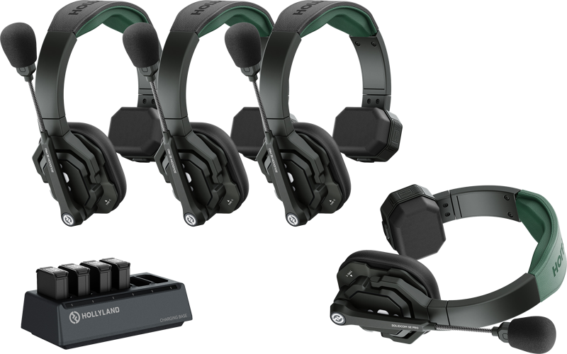Hollyland Solidcom SE Pro trådlöst intercomsystem (4 headset)