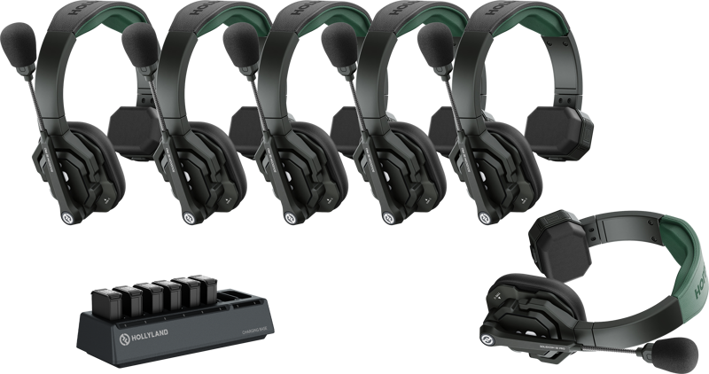 Hollyland Solidcom SE Pro trådlöst intercomsystem (6 headset)