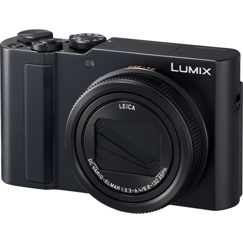 Panasonic LUMIX TZ300 compact digital camera with zoom lens and LCD screen, designed for travel photography.
