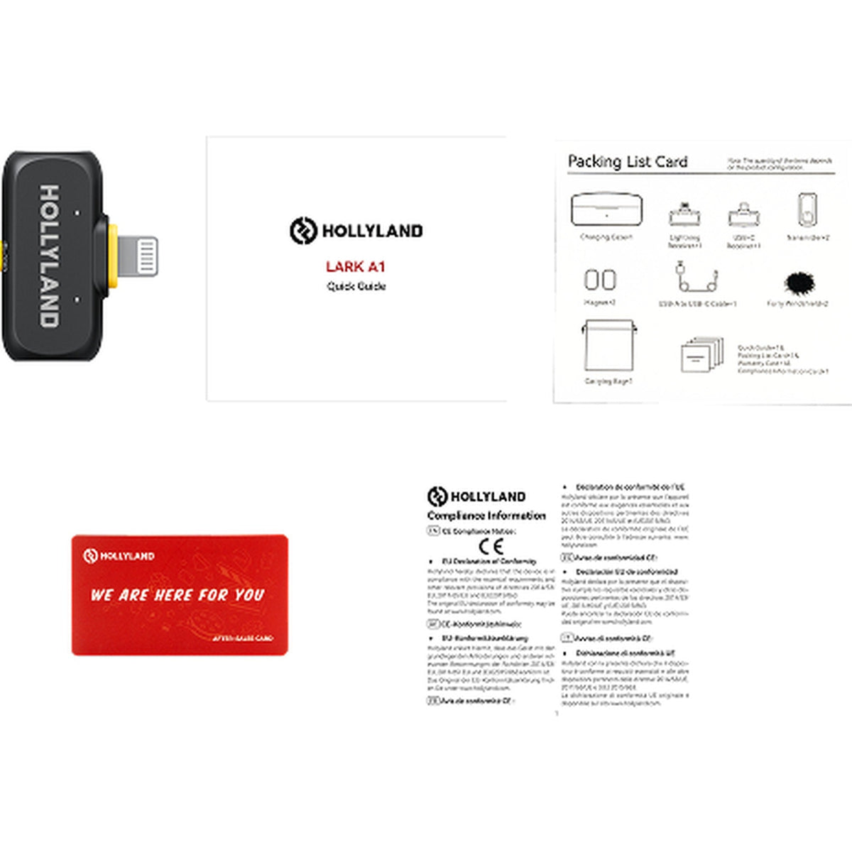 Hollyland Lark A1 RX (Lightning) Receiver (B-Stock)