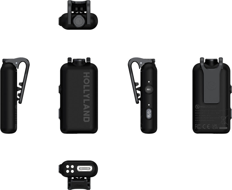 Hollyland Lark Max 2 Ultimate Creator Wireless Microphone System with compact transmitter and receiver units.