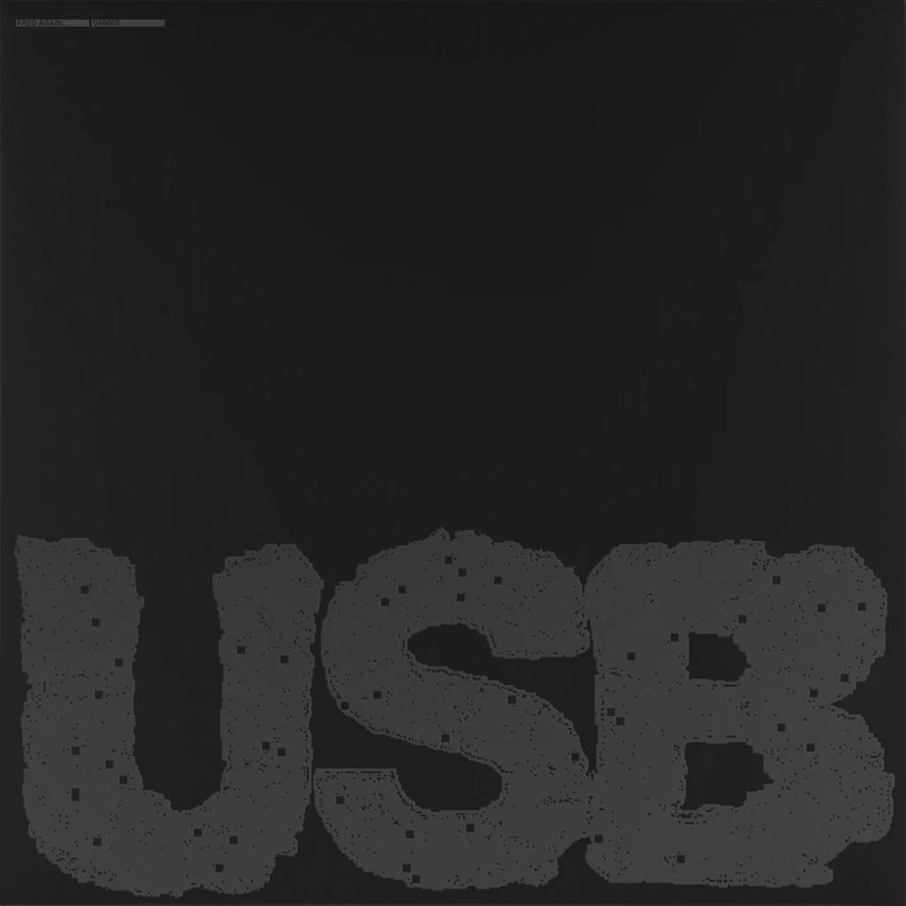 Black vinyl album cover of Fred again.. - USB002 2LP electronic music by Atlantic Records, featuring minimalist black design.