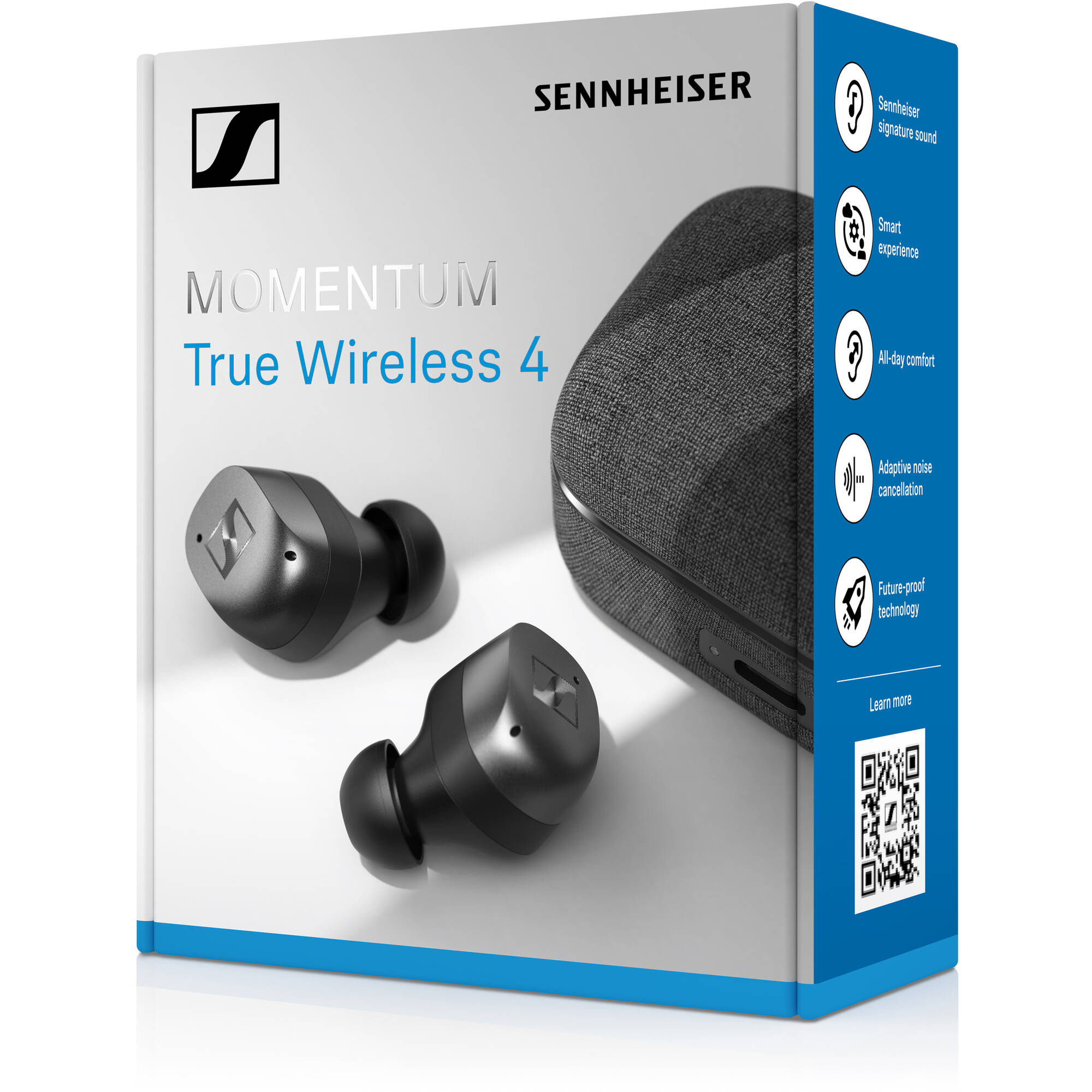美品　SENNHEISER MOMENTUM TrueWireless4 SENNHEISER MOMENTUM True Wireless 4 MTW4 - BLACK GRAPHITE