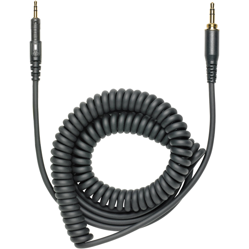 Audio Technica ATH-M40x studio headphones with over-ear design, black color, and adjustable headband for professional audio monitoring.