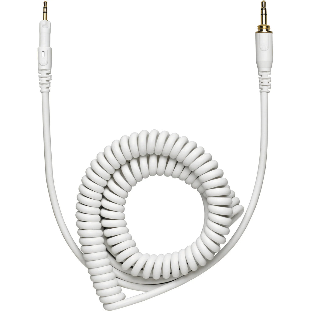 Audio Technica ATH-M50x studio headphones with over-ear design and cushioned ear cups, ideal for professional listening.