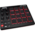Akai Professional MPD218 MIDI controller with drum pads and control knobs for music production and beat making.