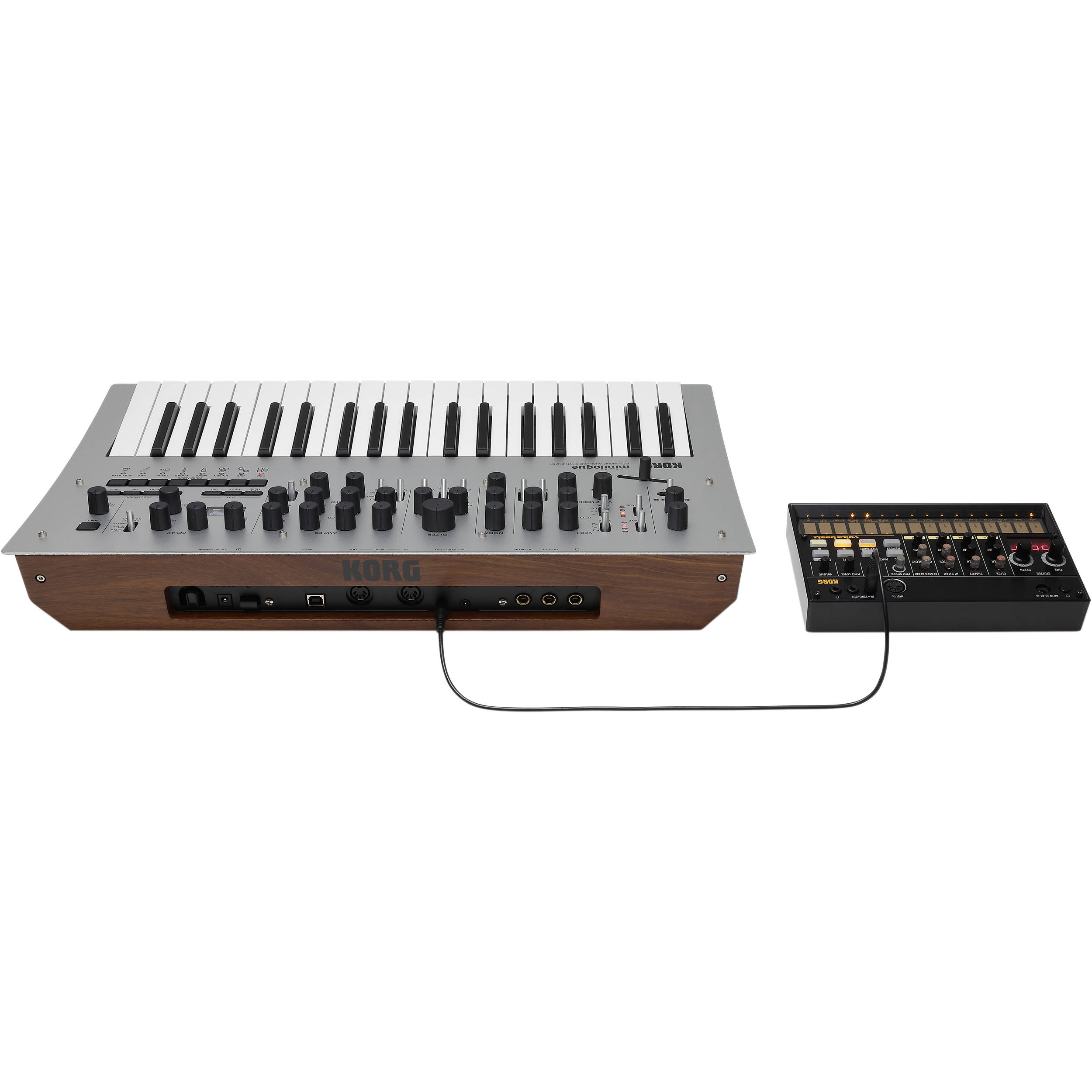 KORG Minilogue シルバー 37鍵 KORG minilogue 37鍵盤 アナログシンセサイザー コルグ 【 梅田茶屋町