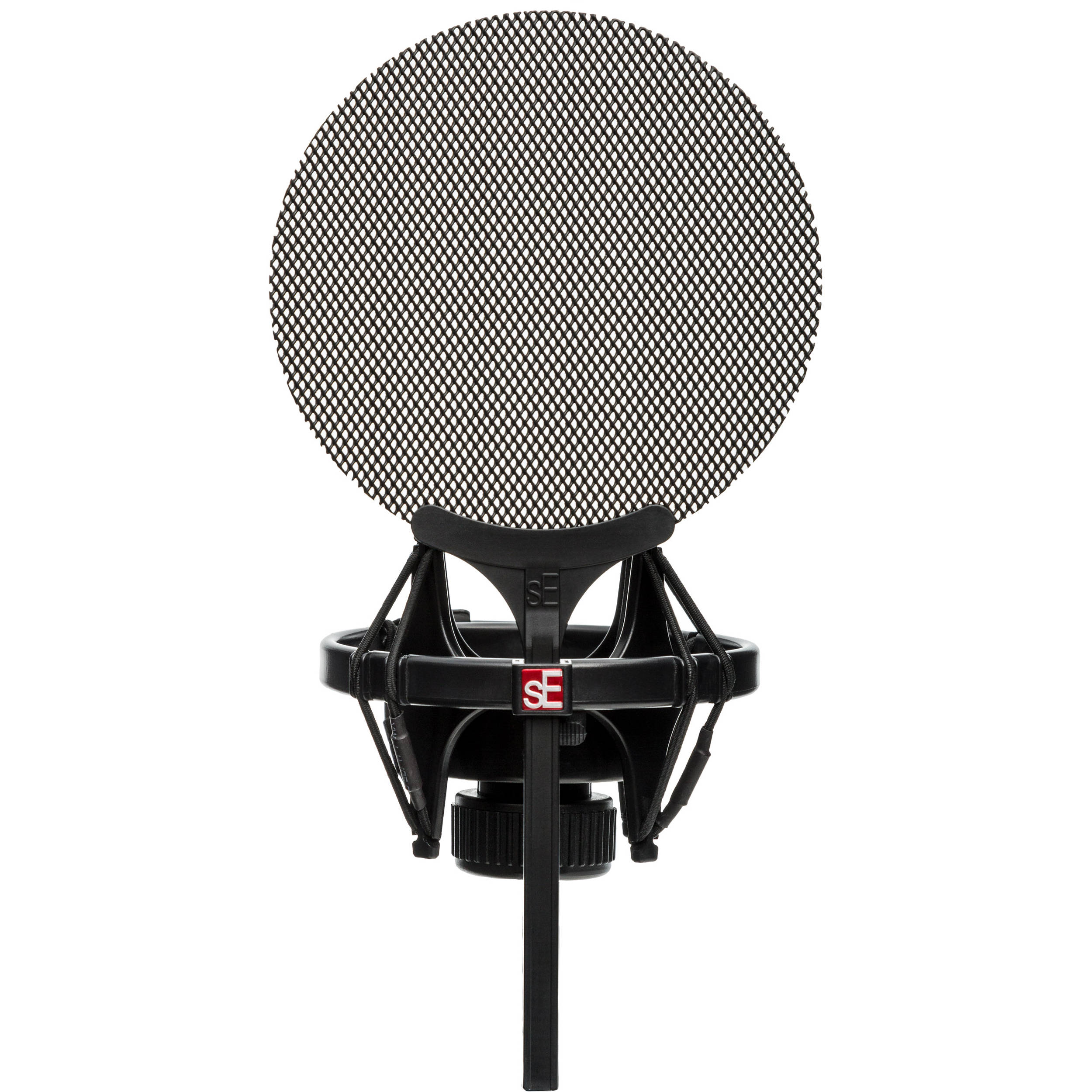 SE Electronics X1 S Vocal Pack condenser microphone with shock mount and pop filter for professional singing and recording.
