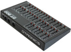 Dtronics DT-300 V2 synthesizer module with control knobs and display, designed for music production and sound design.