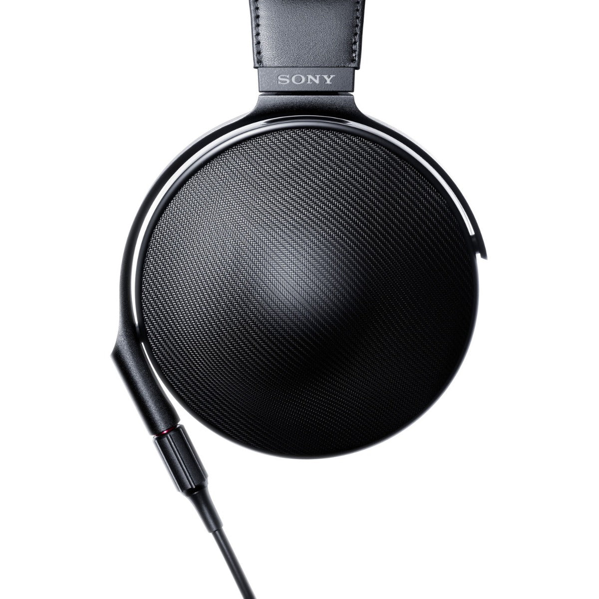 Sony MDR-Z1R head-fi headphones with over-ear design, sleek black finish, and plush ear cups for premium sound experience.