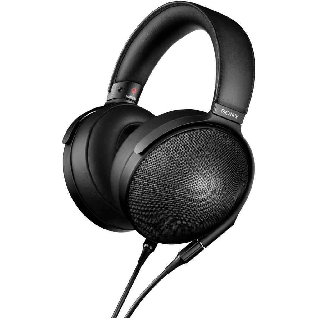 Sony MDR-Z1R head-fi headphones with large over-ear design and premium build, shown in a close-up view.