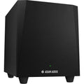 Adam Audio T10s subwoofer with black enclosure and control knobs on the front, designed for professional audio monitoring.