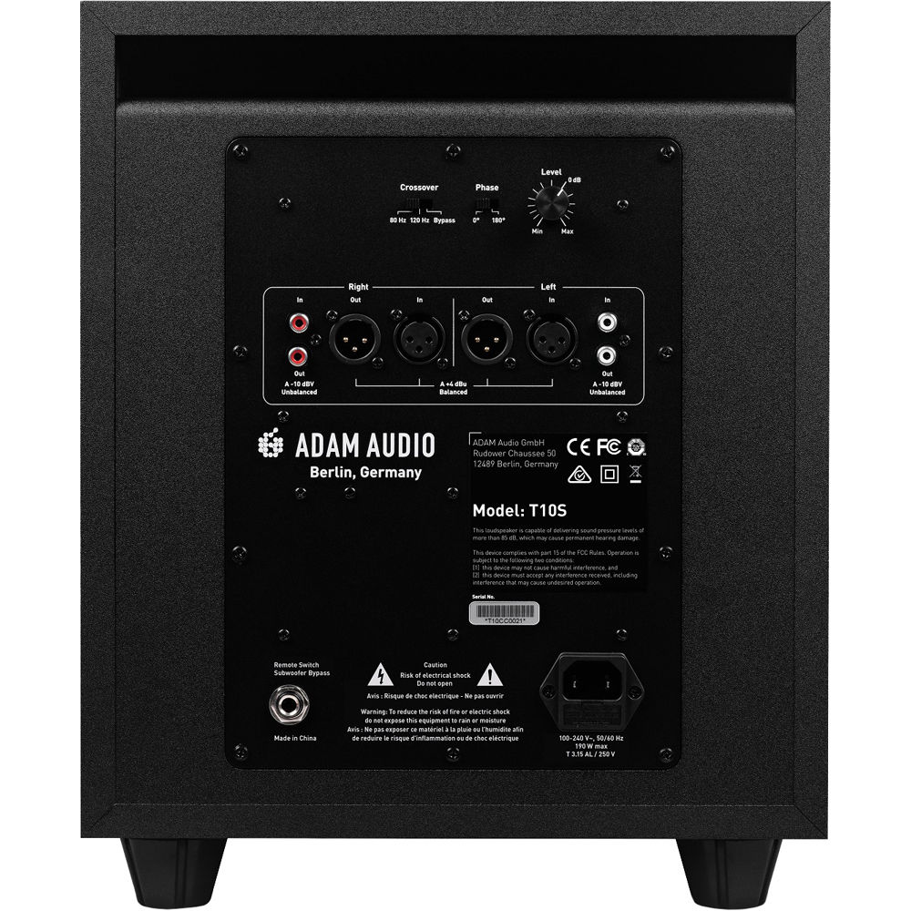 Adam Audio T7V and T10s studio monitor bundle with two high-quality speakers and sleek black design for professional audio setup