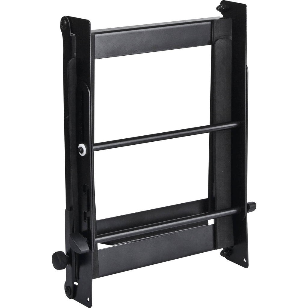 Reloop Laptop Stand Flex V2 for adjustable elevation and stability, supporting laptops on a clean, modern workspace.