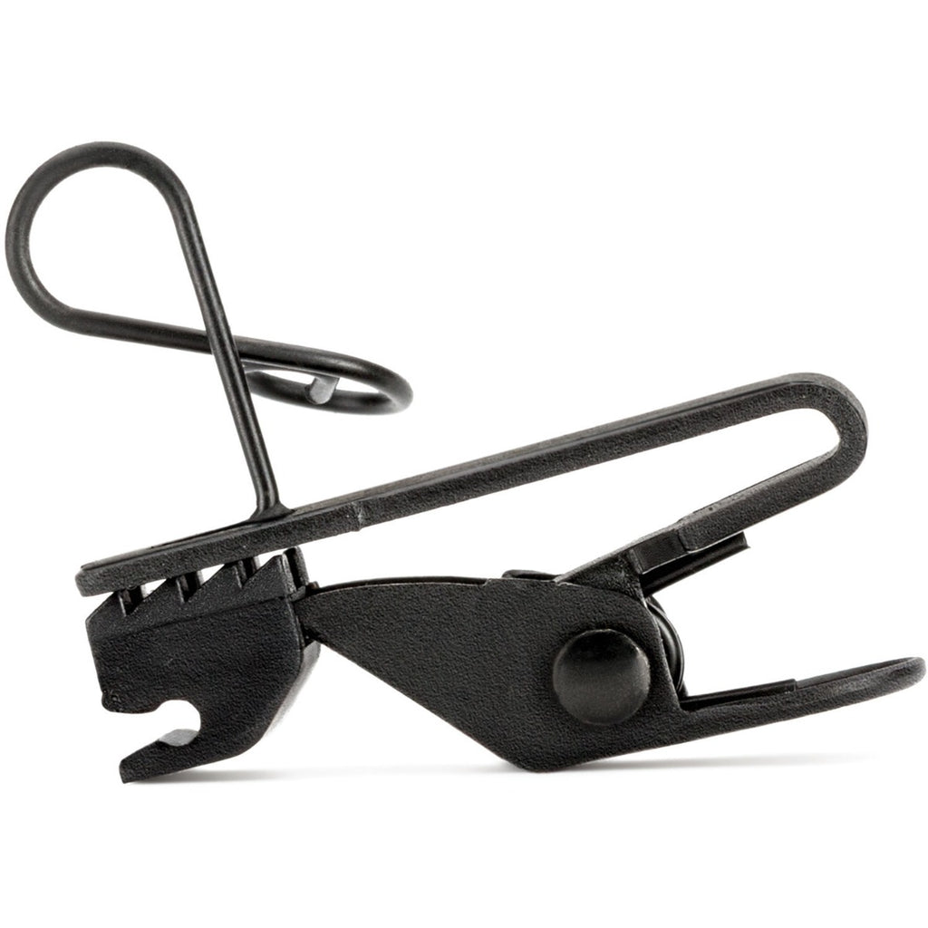 Rode Lavalier GO microphone clipped to a person’s clothing, wireless wearable microphone for clear audio recording.
