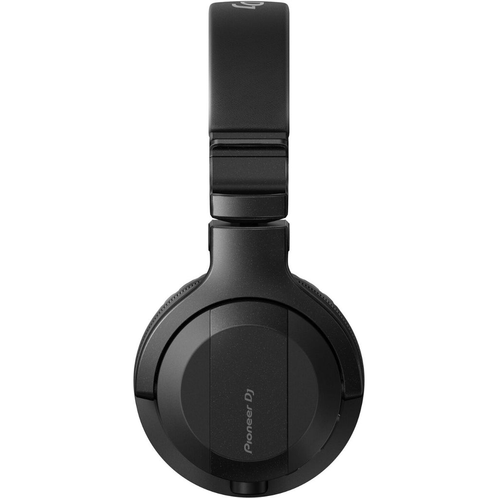 Pioneer DJ HDJ-CUE1 Bluetooth DJ headphones with over-ear design and adjustable headband, black color.
