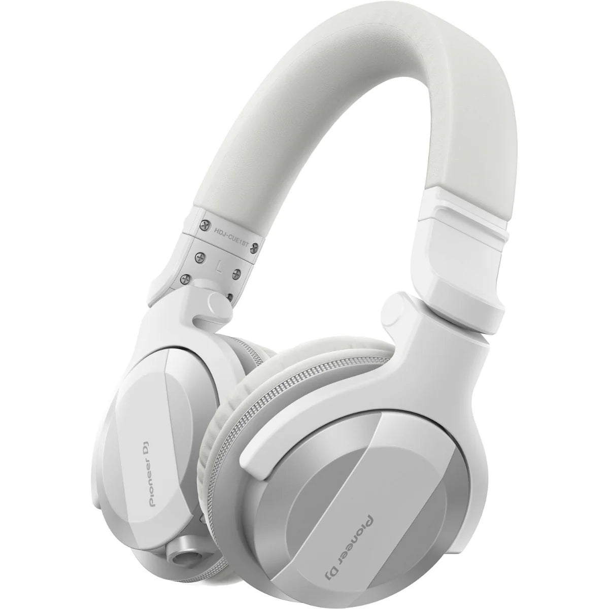 Pioneer DJ HDJ-CUE1 Bluetooth DJ headphones with over-ear design and adjustable headband, black color.