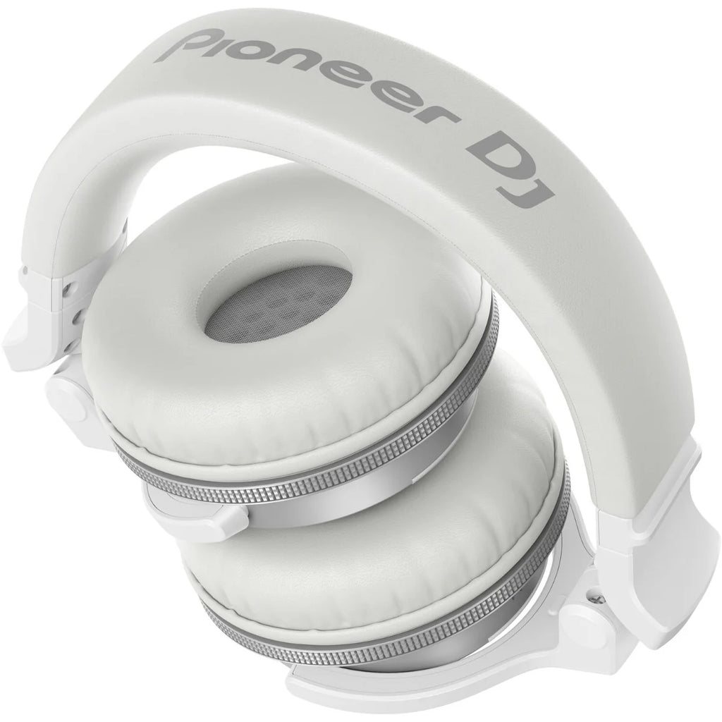 Pioneer DJ HDJ-CUE1 Bluetooth DJ headphones with over-ear design and cushioned ear cups for professional audio monitoring.