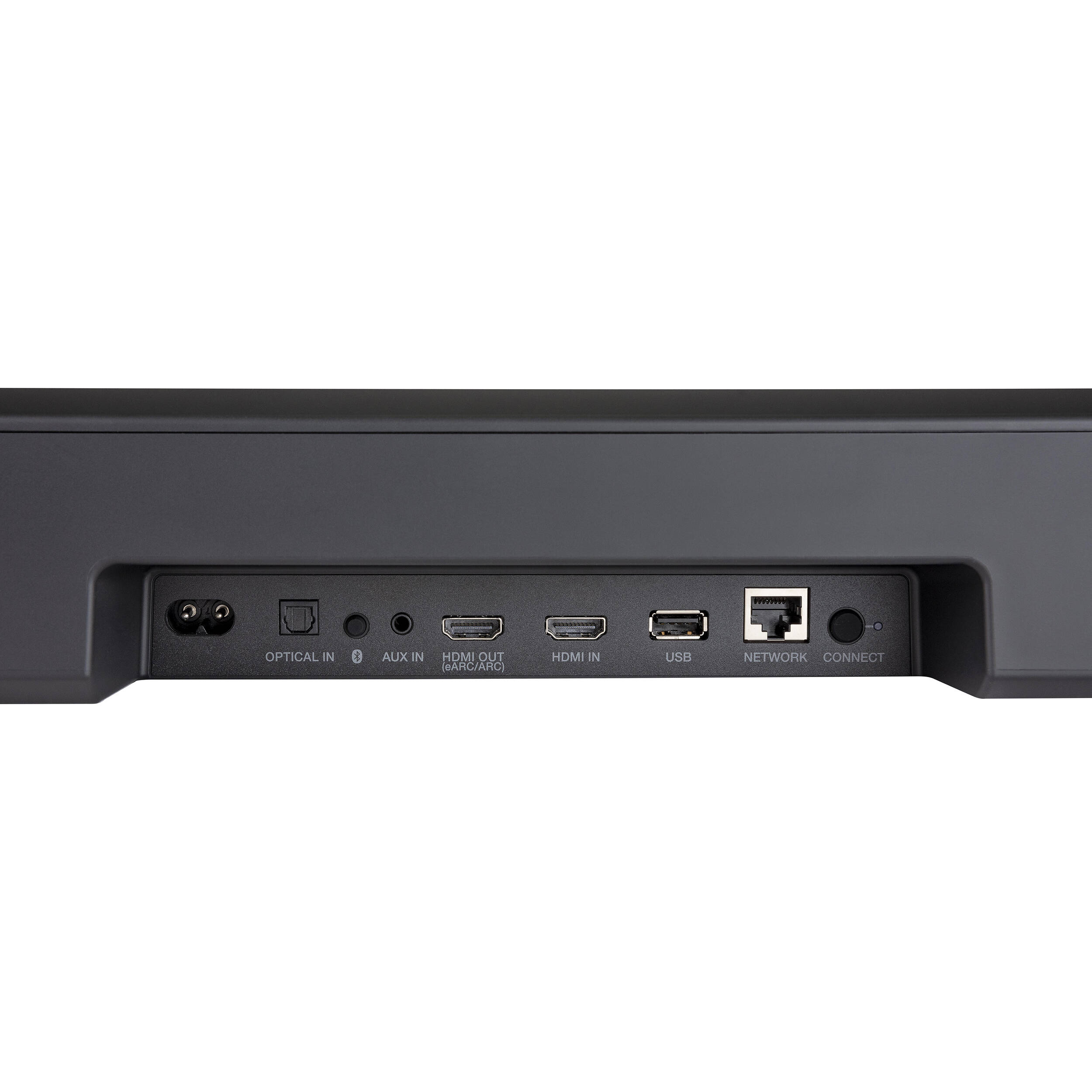 Denon Home Soundbar 550, sleek black TV speaker with multiple speakers and modern design, perfect for enhancing TV audio.