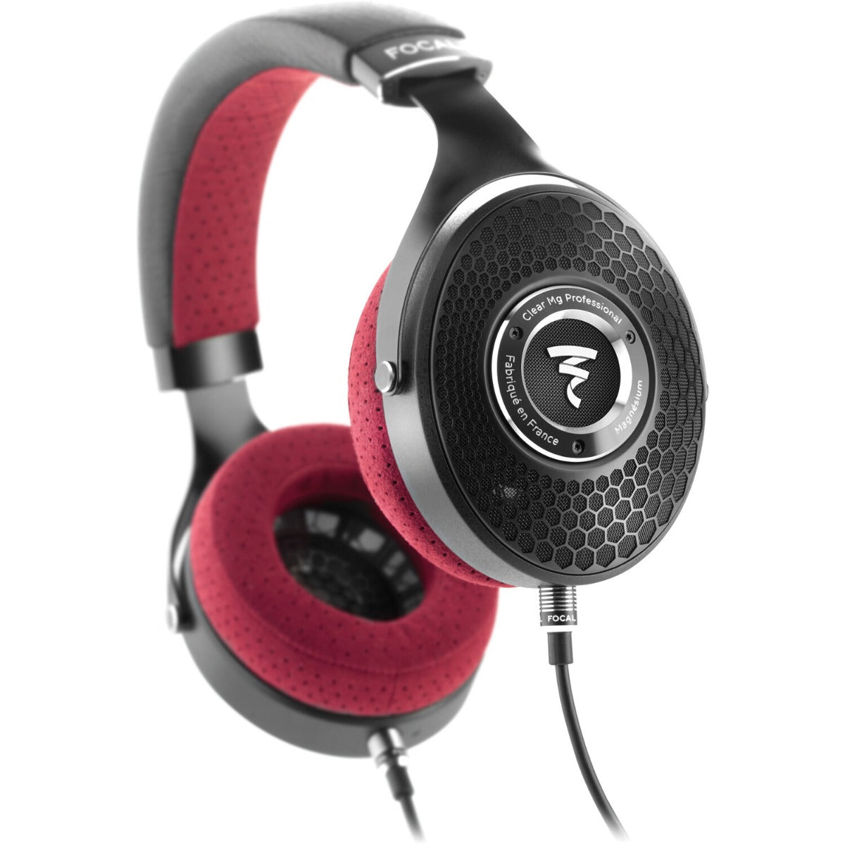 Focal Clear MG professional head-fi headphones with sleek over-ear design and high-quality audio drivers.