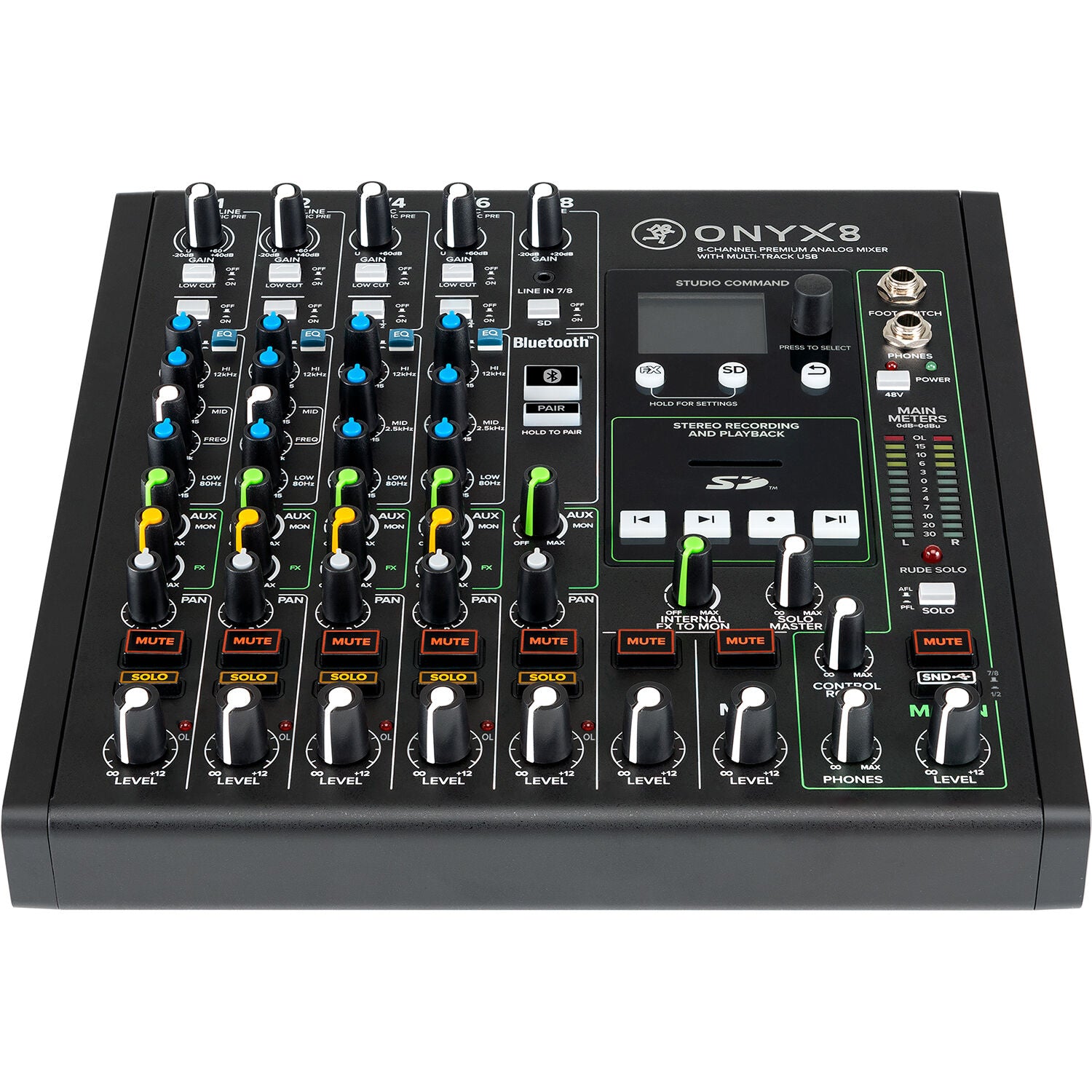 Mackie Onyx8 – 8-Channel Analog Mixer with Onyx Preamps | Soundium
