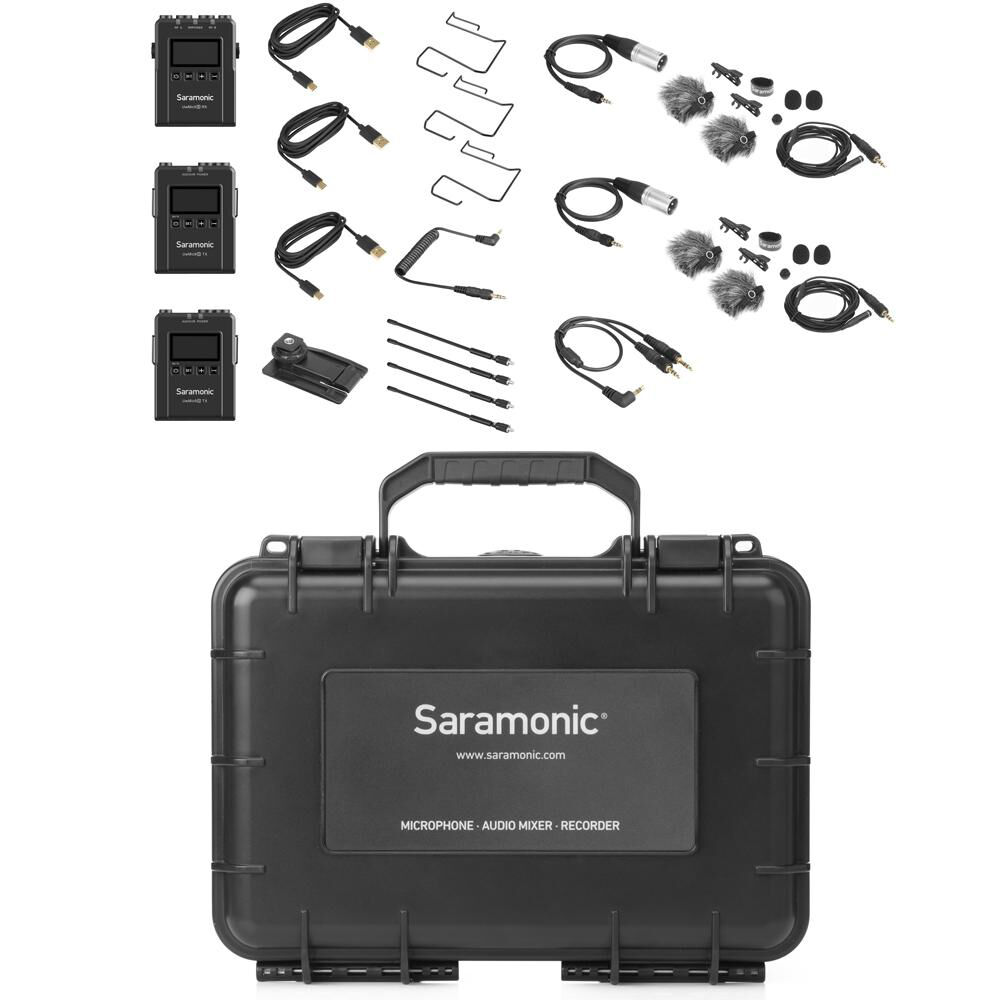 Saramonic UwMic9s Kit 2 (TX+TX+RX) | Professional Wireless