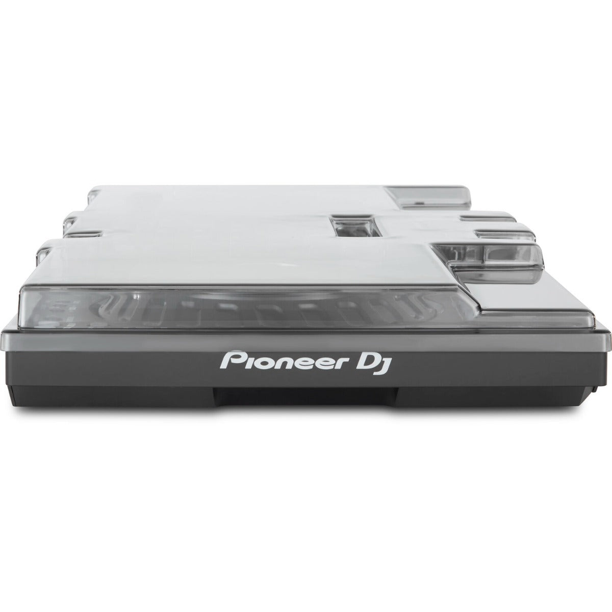 Decksaver Pioneer DDJ-FLX6 DJ cover protecting the controller with a clear, durable plastic shell for safe storage and transport.