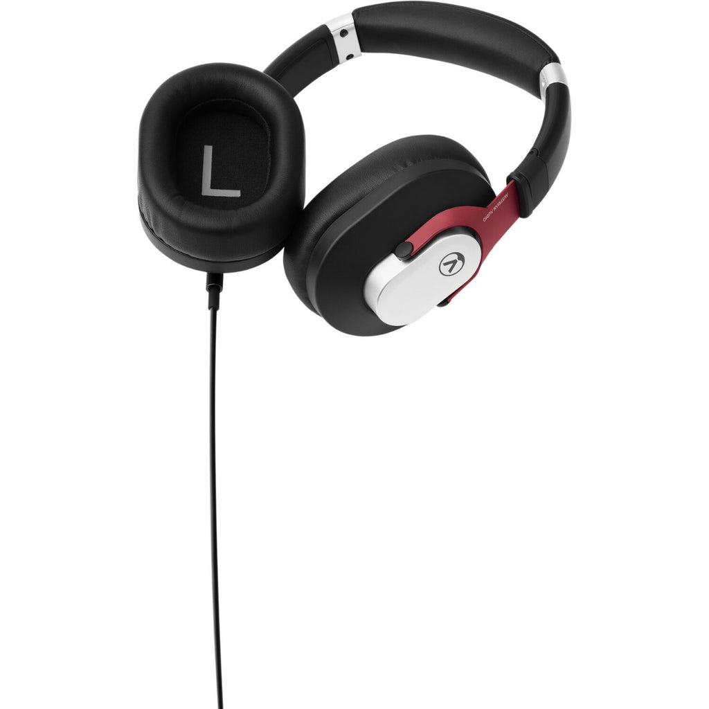Austrian Audio Hi-X15 studio headphones with black ear cups and headband, showing over-ear design and adjustable headband.
