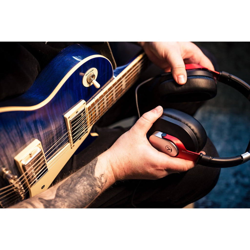 Austrian Audio Hi-X15 studio headphones with over-ear design and large ear cups for professional audio monitoring.