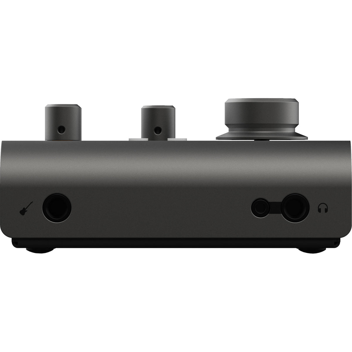 Audient iD4 MK2 audio interface with compact design, input and output jacks, and professional audio controls.