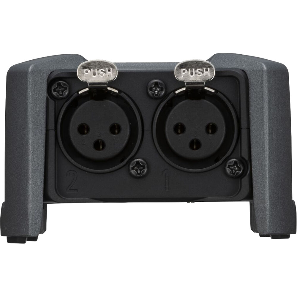 Zoom F3 digital recorder with multiple input ports and compact design, featuring a professional audio recording interface.