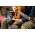 Zoom Q8n-4K video camera with handheld design, multiple control buttons, and built-in microphone for high-quality recording.